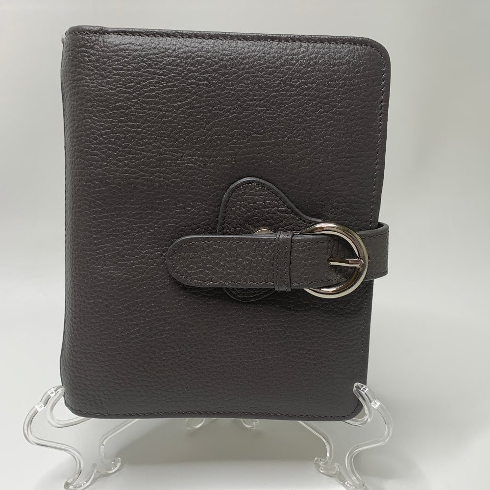 Franklin Covey Ava Compact Agenda Gray Leather